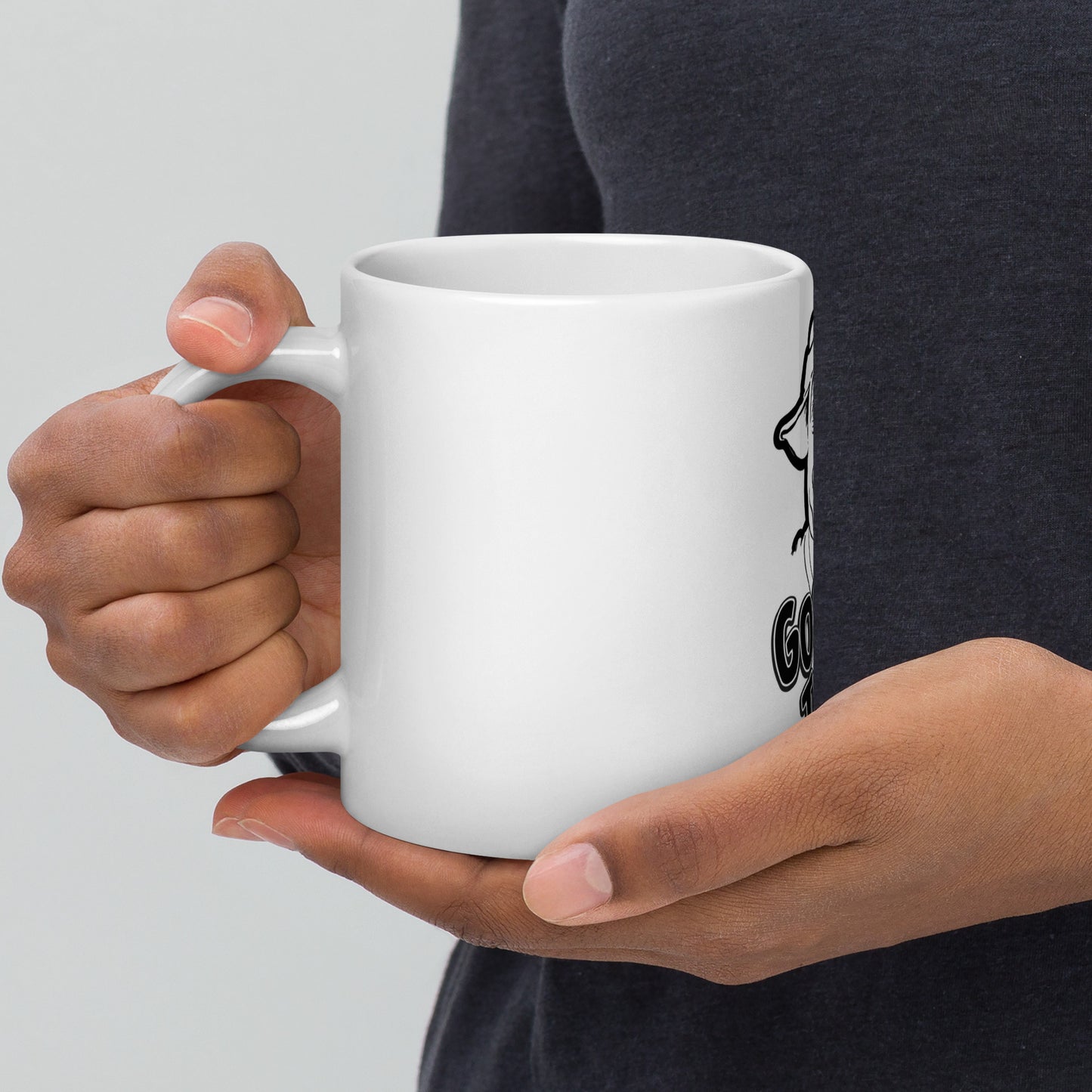 GooberTime White glossy mug