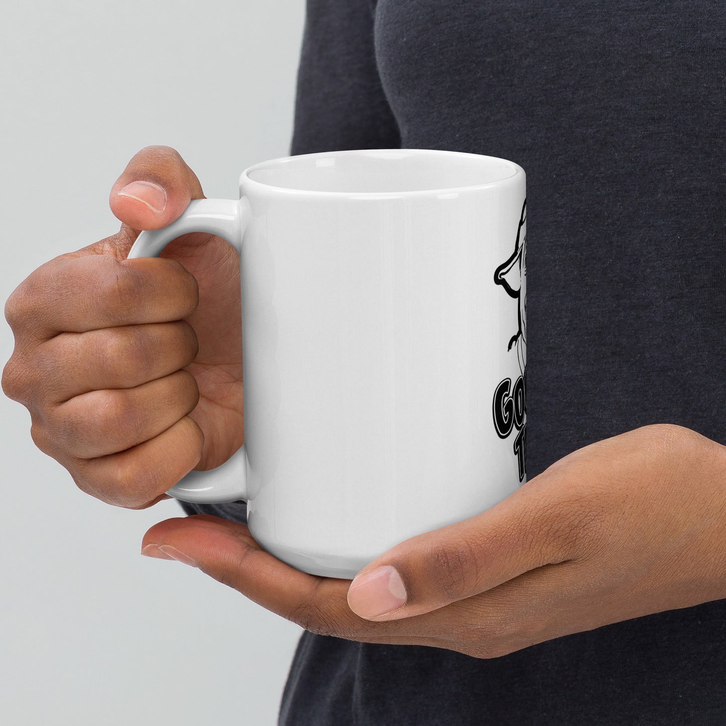 GooberTime White glossy mug